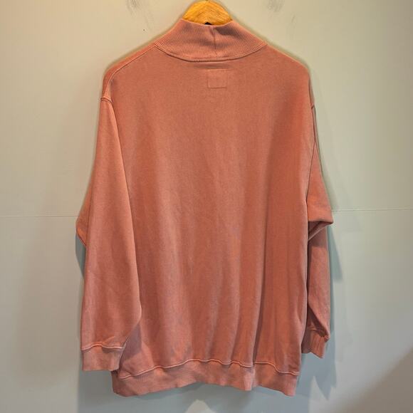 Aerie Dusty Pink Everyday the Cozy Mock Neck Long Length Sweatshirt - Medium - Picture 5 of 5